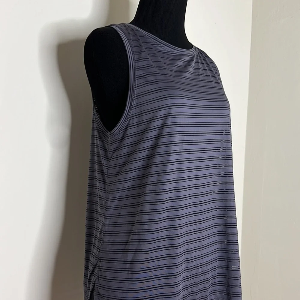 LULULEMON Meet Halfway Tank *Striped In Moonwalk S